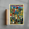 The Simpsons contemporary wall art print by Deadly Prey - sold by DROOL