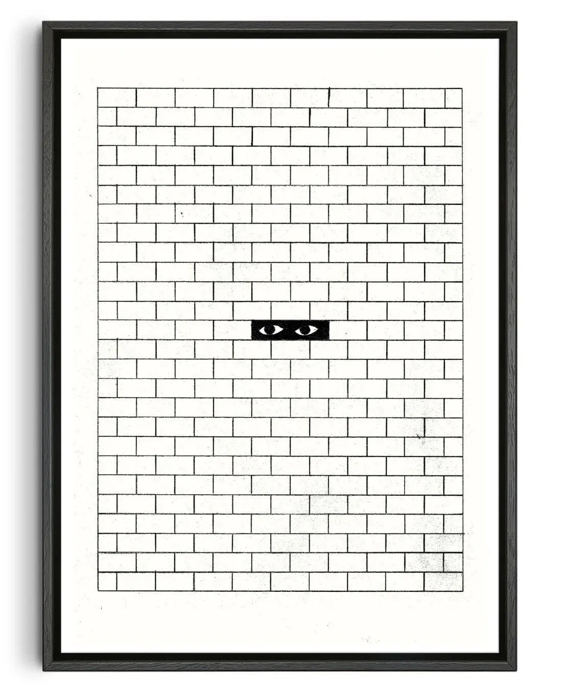 Behind the wall contemporary wall art print by Juan Sebastián Rosillo - sold by DROOL