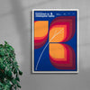 Tubb Flower contemporary wall art print by Floating Bstrd - sold by DROOL