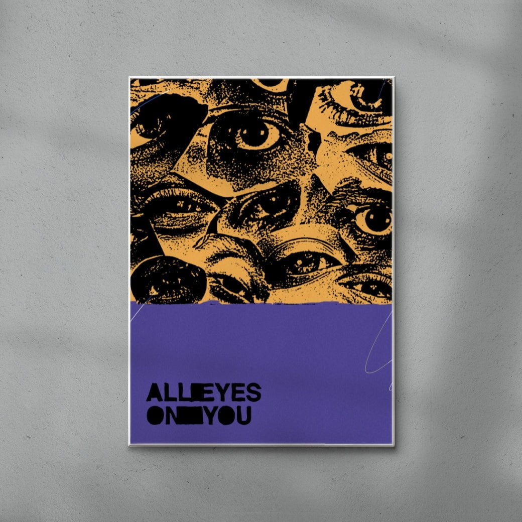 All eyes on you. contemporary wall art print by Jorge Santos - sold by DROOL