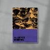 All eyes on you. contemporary wall art print by Jorge Santos - sold by DROOL