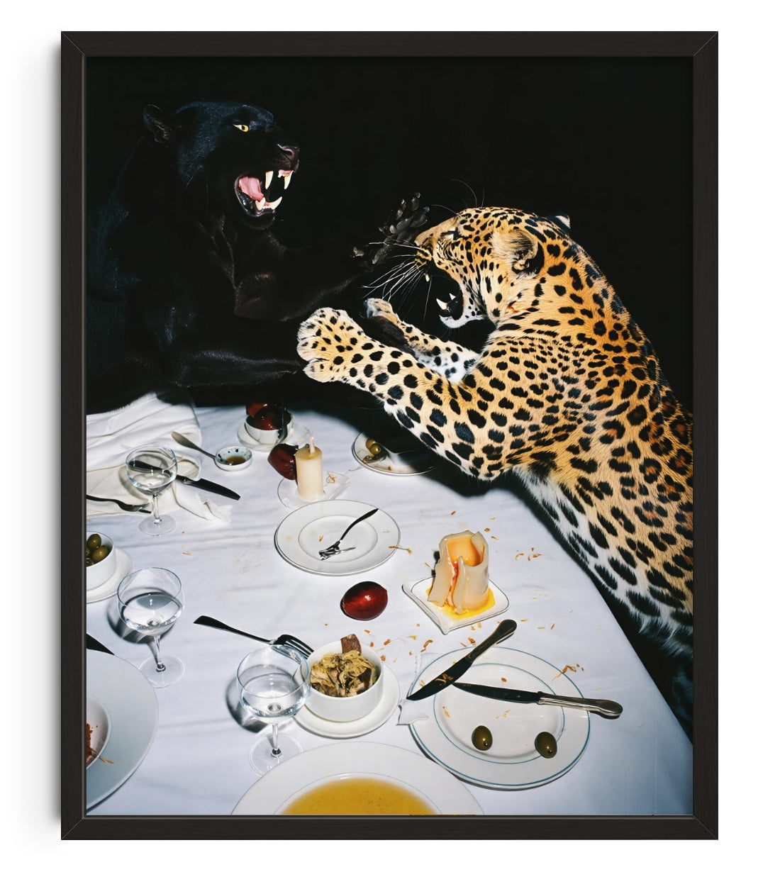 WHO'S PAYING? contemporary wall art print by Ces XC - sold by DROOL