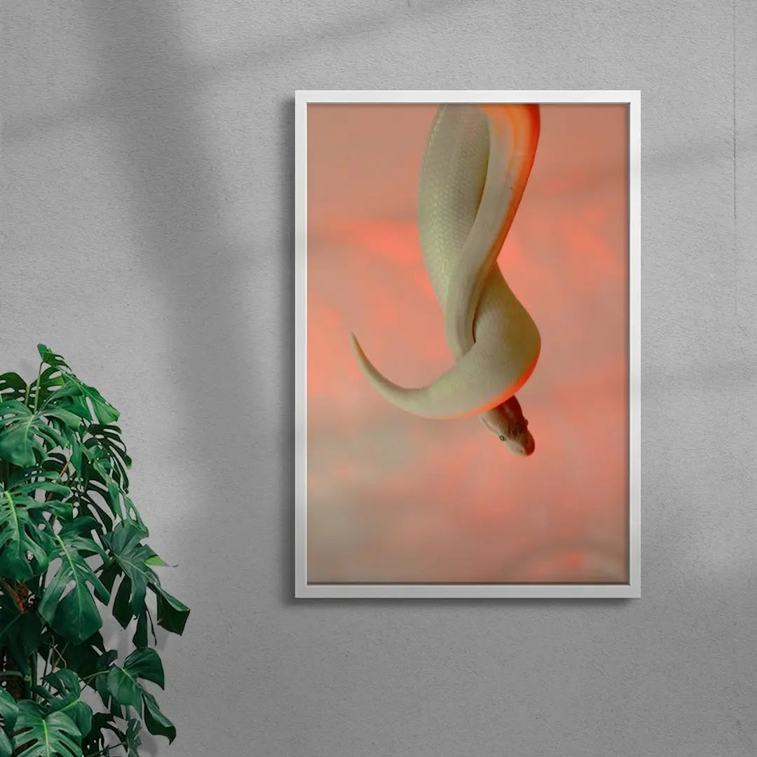 Venom Wrap contemporary wall art print by Cydney Holm - sold by DROOL