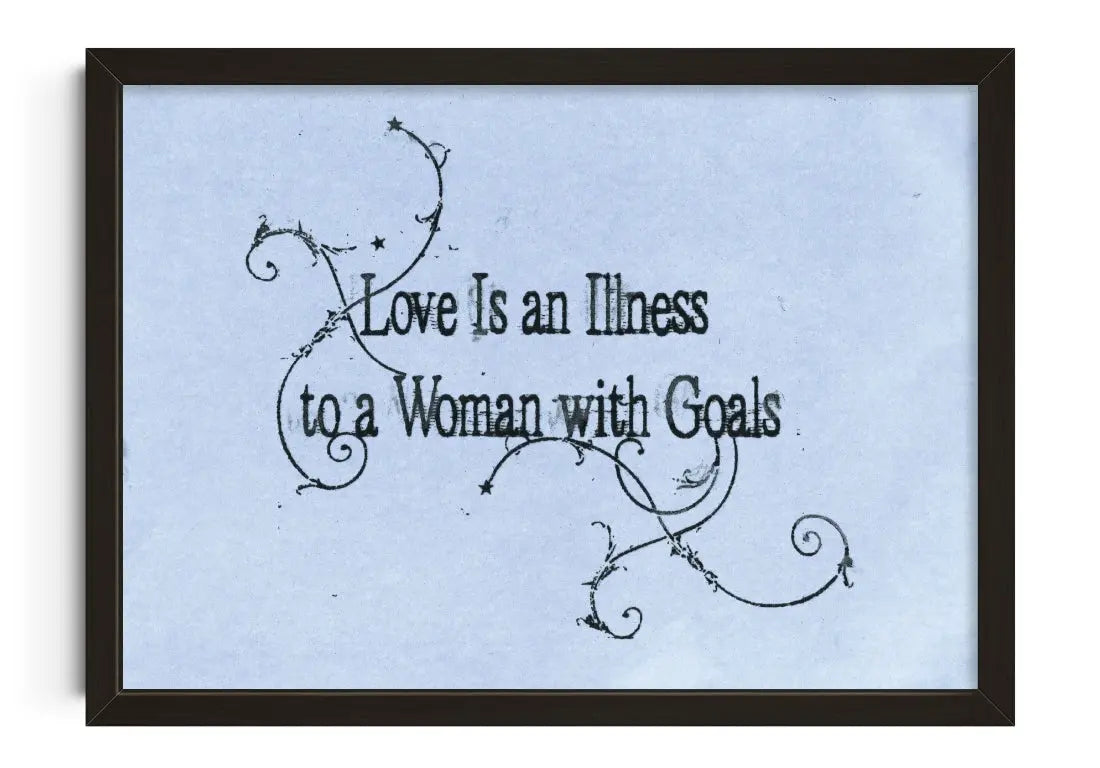 Woman With Goals contemporary art print by Jordan Schiffer - sold by DROOL
