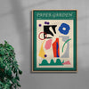 Paper Garden II-I contemporary wall art print by Stell Paper - sold by DROOL