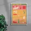Enjoy Your Life contemporary wall art print by Imo Sinclair - sold by DROOL