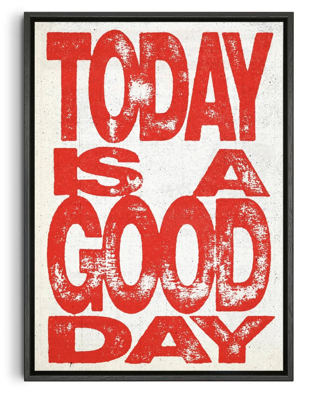 Today Is A Good day contemporary canvas print by wxvegraphica - sold by DROOL