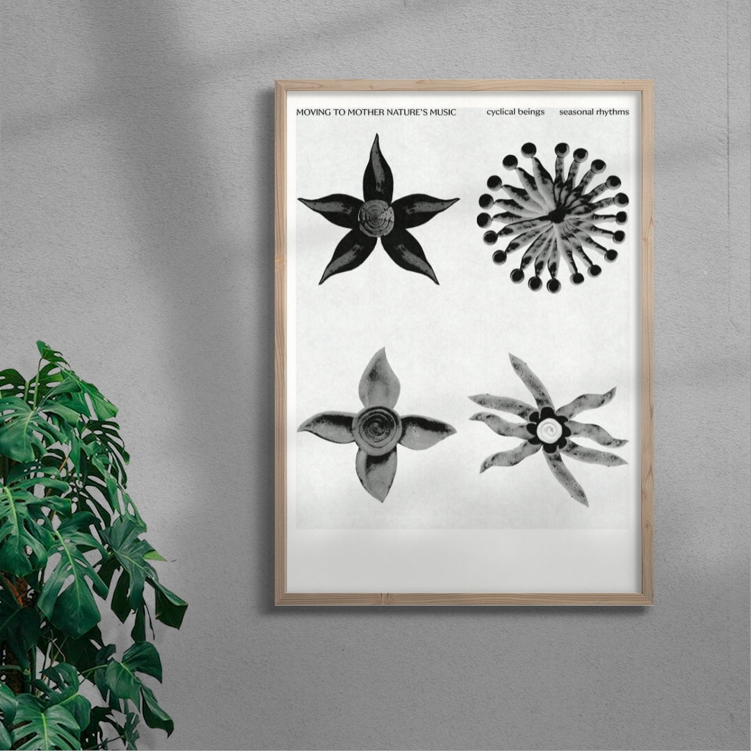 cyclical beings contemporary wall art print by Imo Sinclair - sold by DROOL