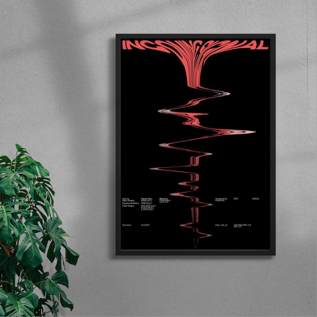 Incoming Signal contemporary wall art print by Roman Post. - sold by DROOL