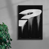 The Big Question contemporary wall art print by Meindl Taxer - sold by DROOL