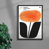 Smala Flower contemporary wall art print by Floating Bstrd - sold by DROOL