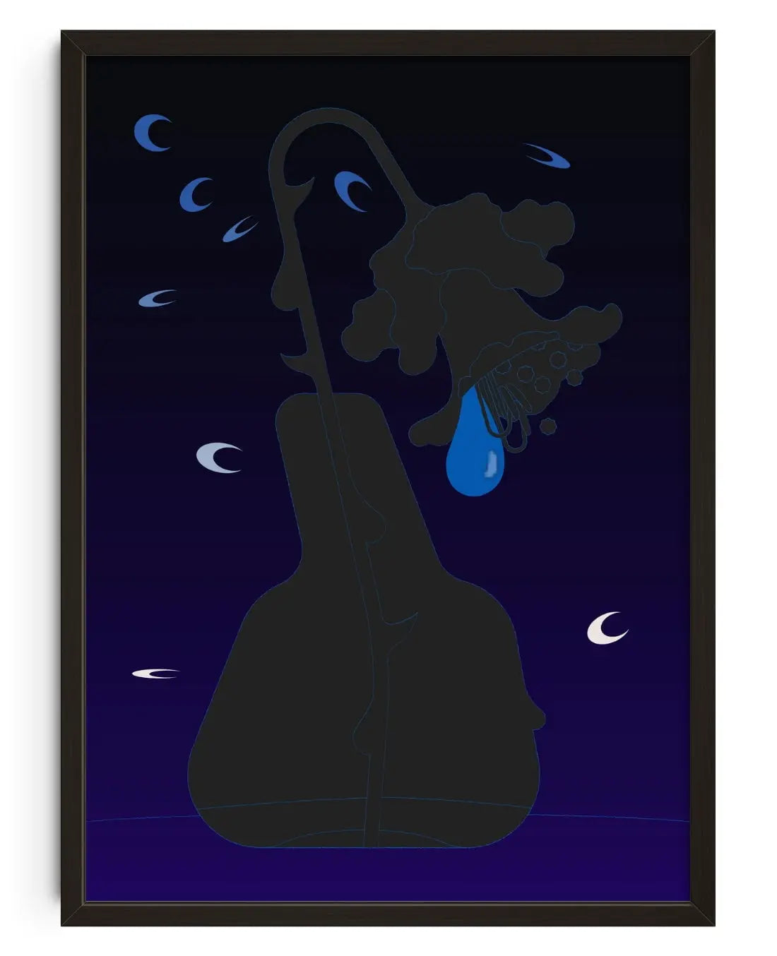 WEEPING contemporary wall art print by Thomas Hedger - sold by DROOL