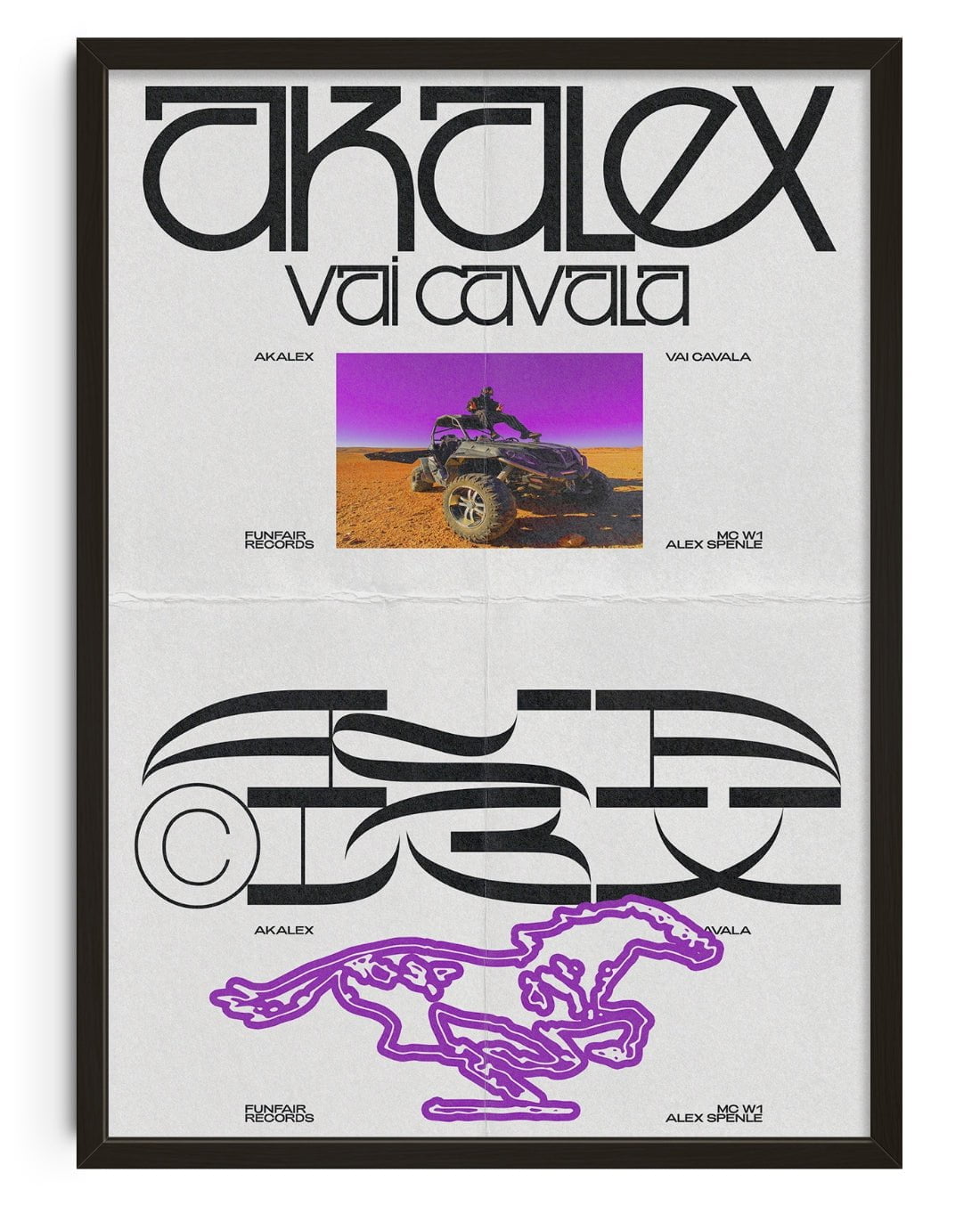 Akalex | Vai Cavala contemporary wall art print by Jules Bigot - sold by DROOL