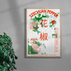 Szechuan Pepper contemporary wall art print by Studio Trikken - sold by DROOL