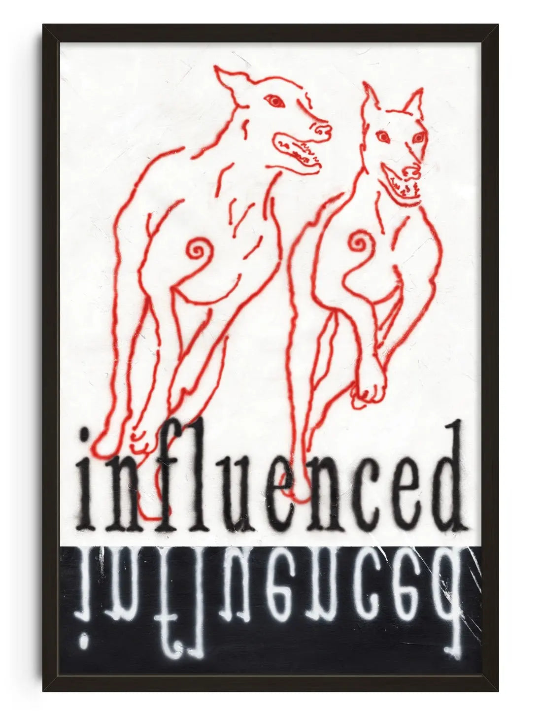 Influenced contemporary art print by Alexander Khabbazi - sold by DROOL
