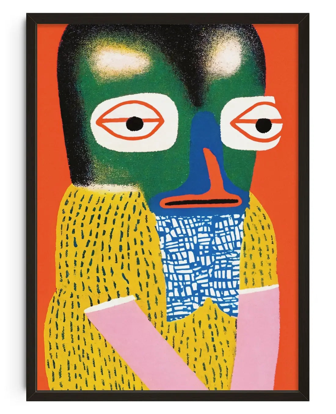 Silent Observer contemporary art print by ImagineThat - sold by DROOL