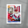 Particles of a lost cause contemporary wall art print by Billy Bagilhole - sold by DROOL