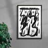 Thunder and Rain contemporary wall art print by Célestin Krier - sold by DROOL