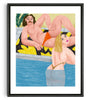 Bild in Galerie-Viewer laden, Au bassin contemporary wall art print by Cépé - sold by DROOL