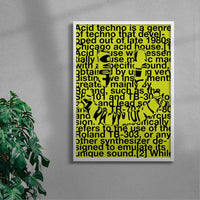 Thumbnail for Wikipedia contemporary wall art print by Ignorance1 - sold by DROOL