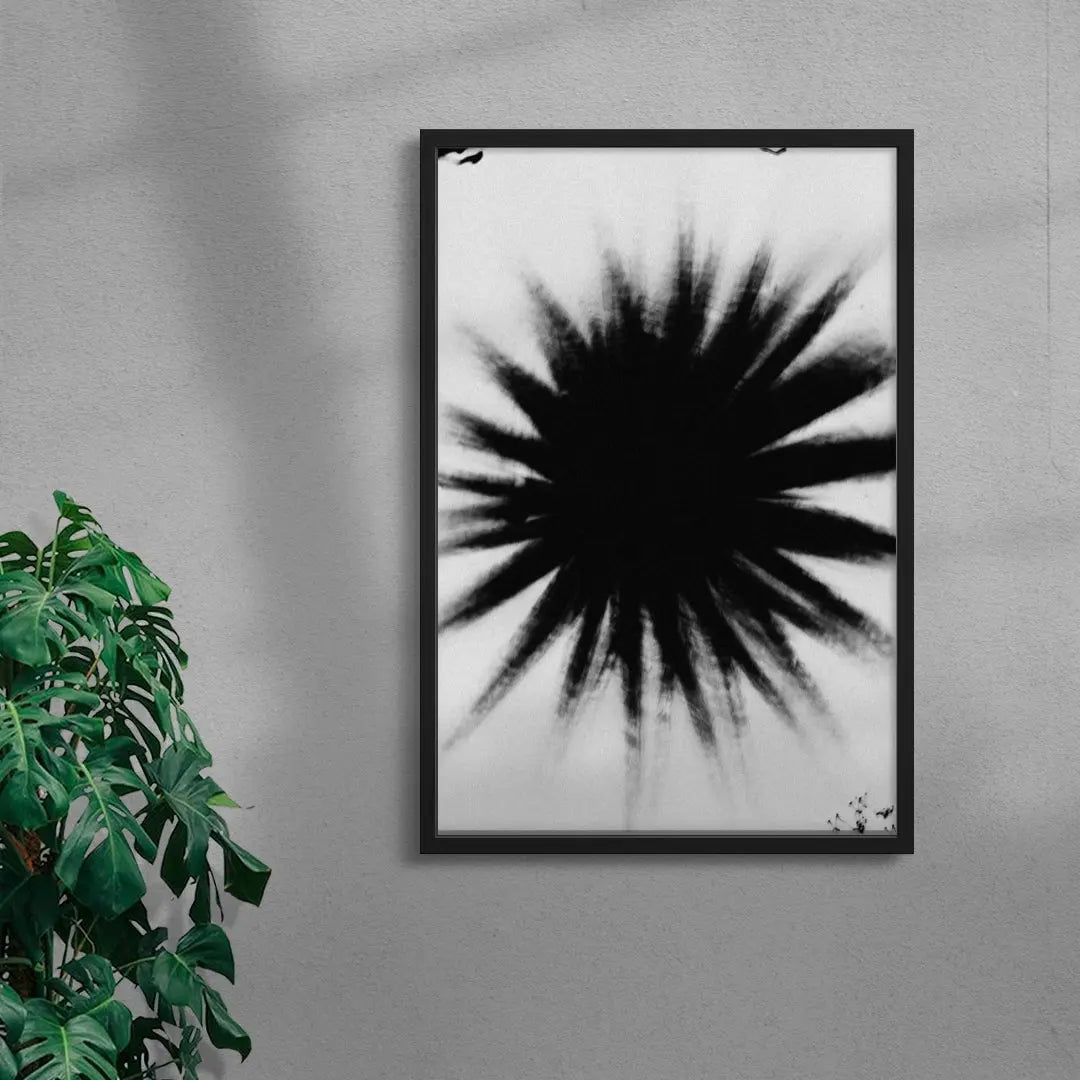 Black Star contemporary wall art print by Omar Belattar - sold by DROOL