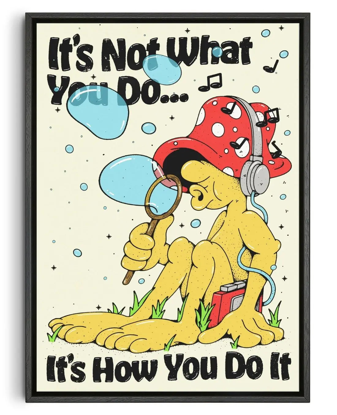 Its Not What You Do contemporary wall art print by Pointless Illustrations / James Lacey - sold by DROOL