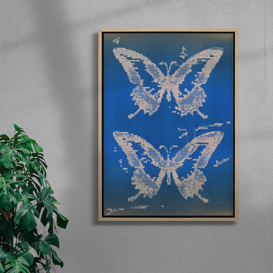 Flutter contemporary wall art print by KBAR Archive - sold by DROOL