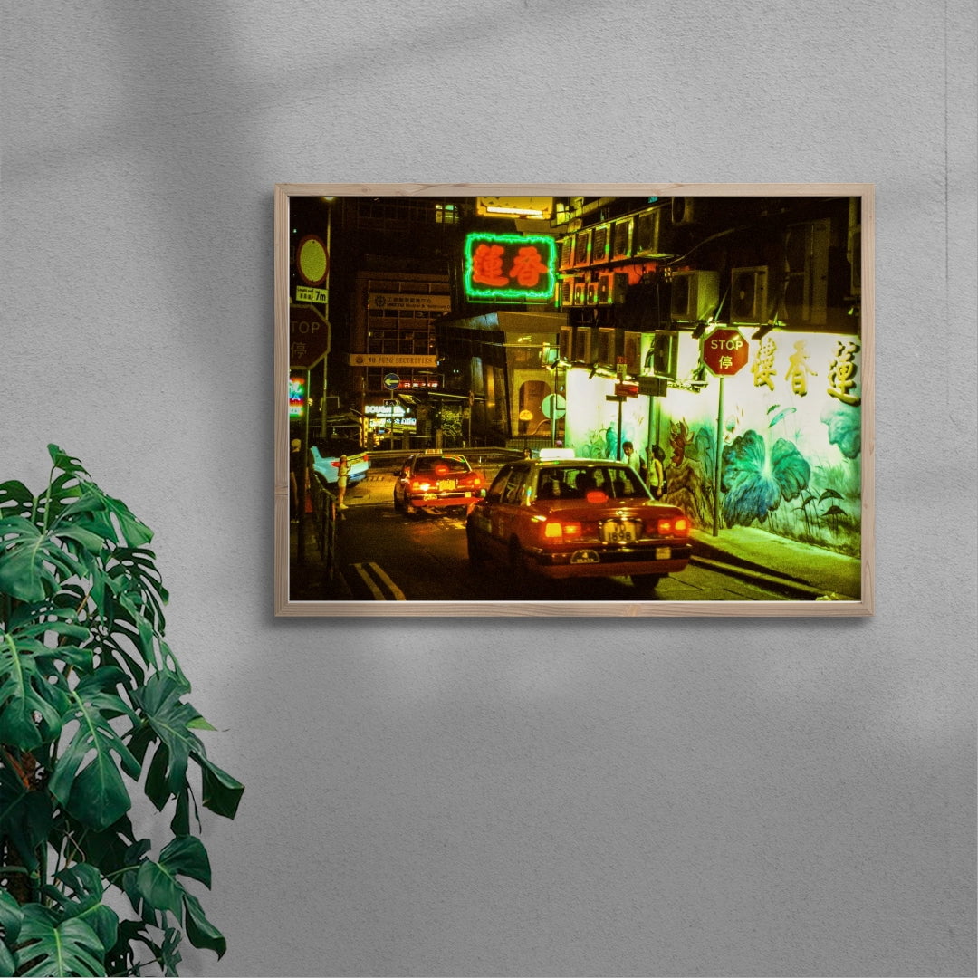 Hong Kong Nights contemporary wall art print by Francesco Aglieri Rinella - sold by DROOL
