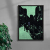 Euljiro Vibe contemporary wall art print by mareykrap - sold by DROOL
