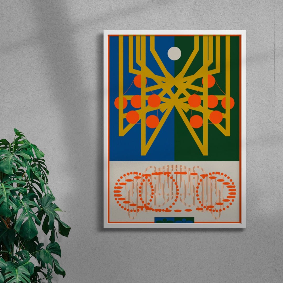 Behavior contemporary wall art print by Tristan Huschke - sold by DROOL