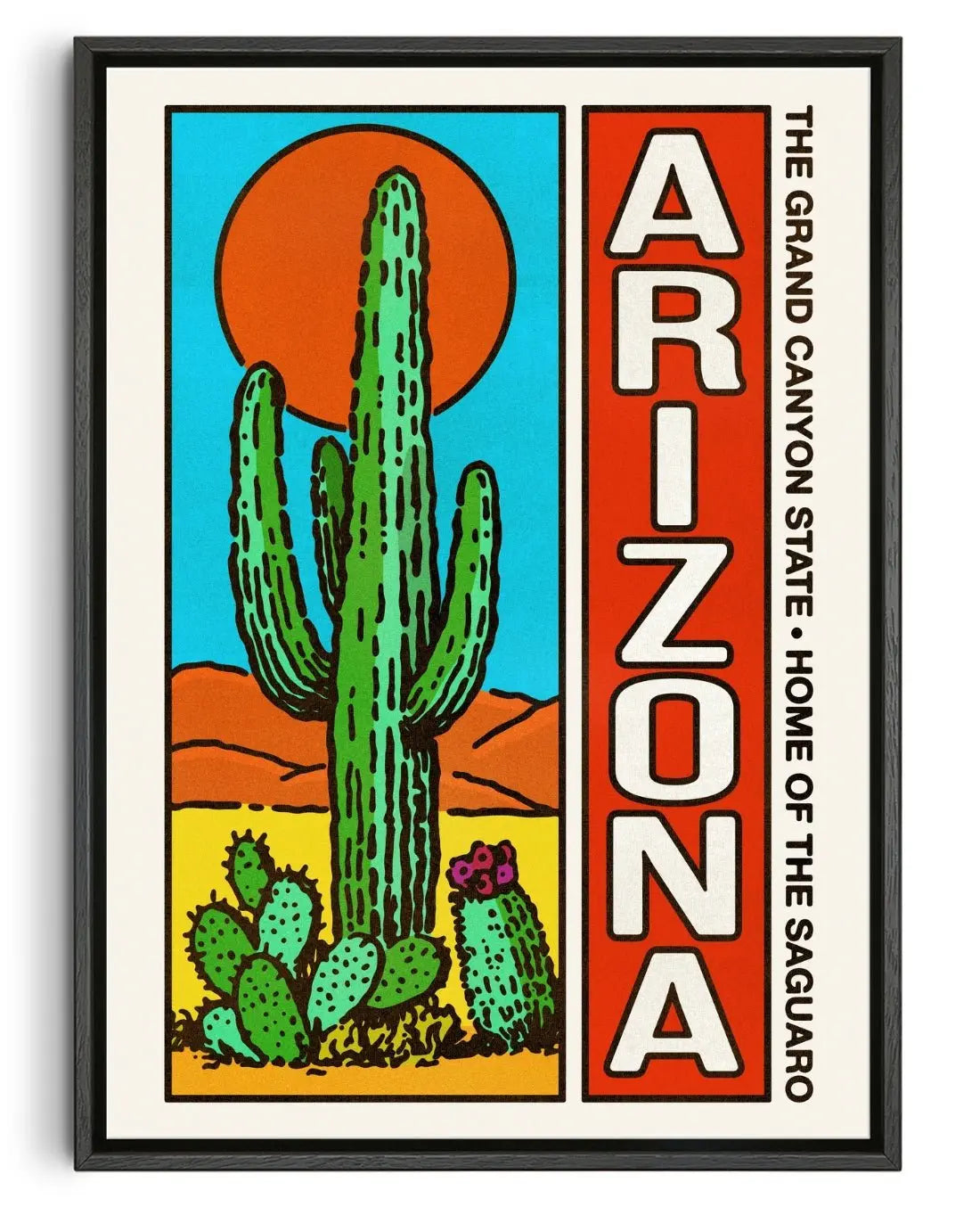 Arizona contemporary wall art print by Othman Zougam - sold by DROOL