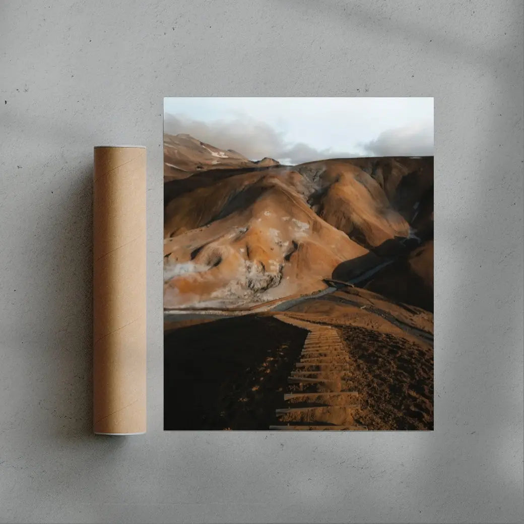 Stairway to heaven contemporary wall art print by Manuela Palmberger - sold by DROOL