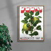 Two Apples contemporary wall art print by George Kempster - sold by DROOL