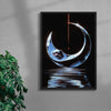 SILENT NIGHT contemporary wall art print by dolorsilentium - sold by DROOL