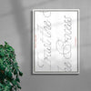 Trust the Process contemporary wall art print by Pangram Pangram Foundry - sold by DROOL