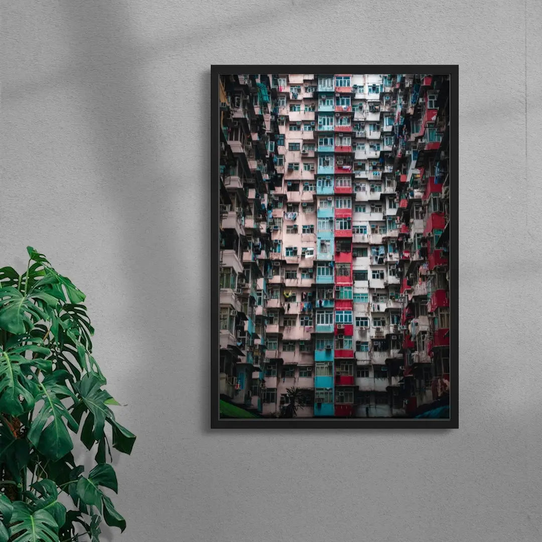Yick Cheong Building contemporary wall art print by Alex Stead - sold by DROOL