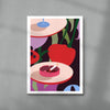 Pleasures contemporary wall art print by Kim Van Vuuren - sold by DROOL