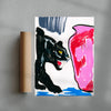 Bound contemporary wall art print by Caitlin Flood-Molyneux - sold by DROOL