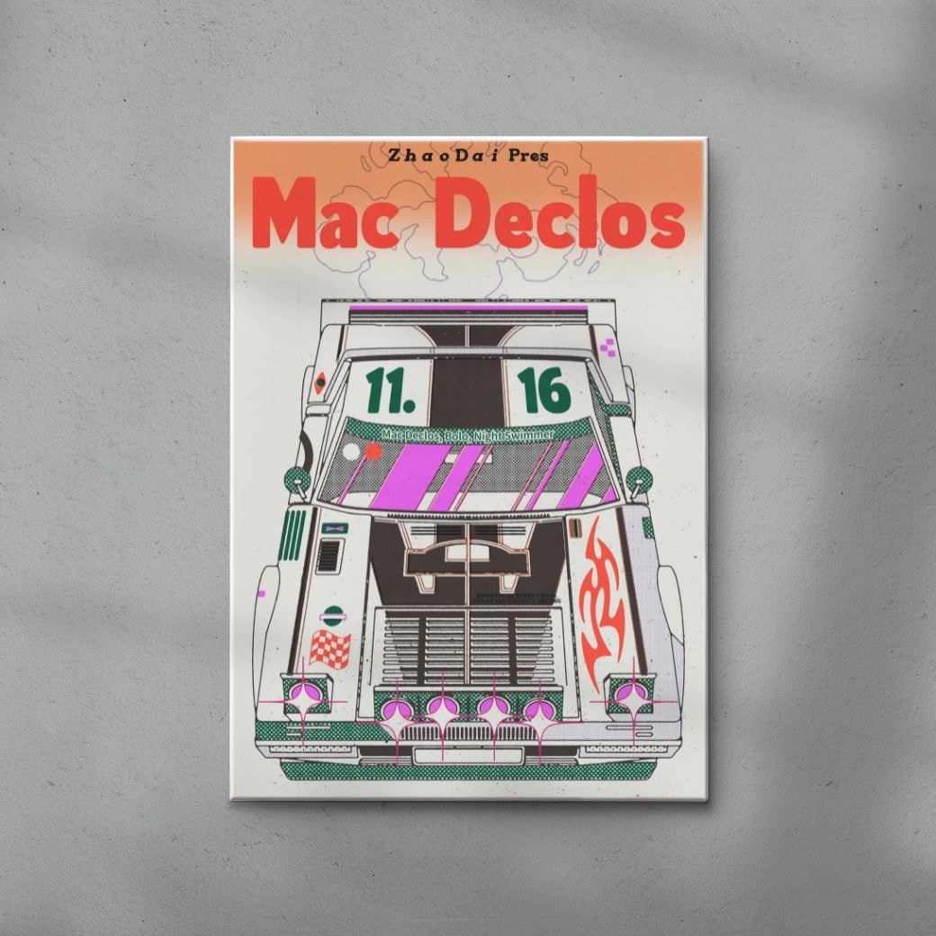 Zhao Dai pres. Mac Declos contemporary wall art print by MENSLIES - sold by DROOL