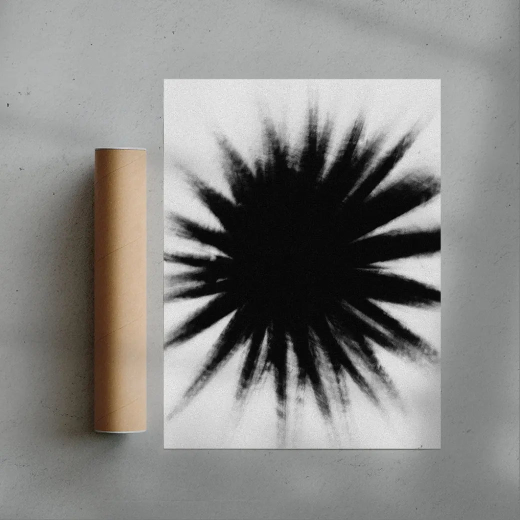 Black Star contemporary wall art print by Omar Belattar - sold by DROOL