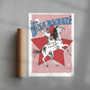 The Lone Ranger contemporary wall art print by Caitlin Flood-Molyneux - sold by DROOL