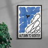Autumn to Winter contemporary wall art print by Alexander Khabbazi - sold by DROOL