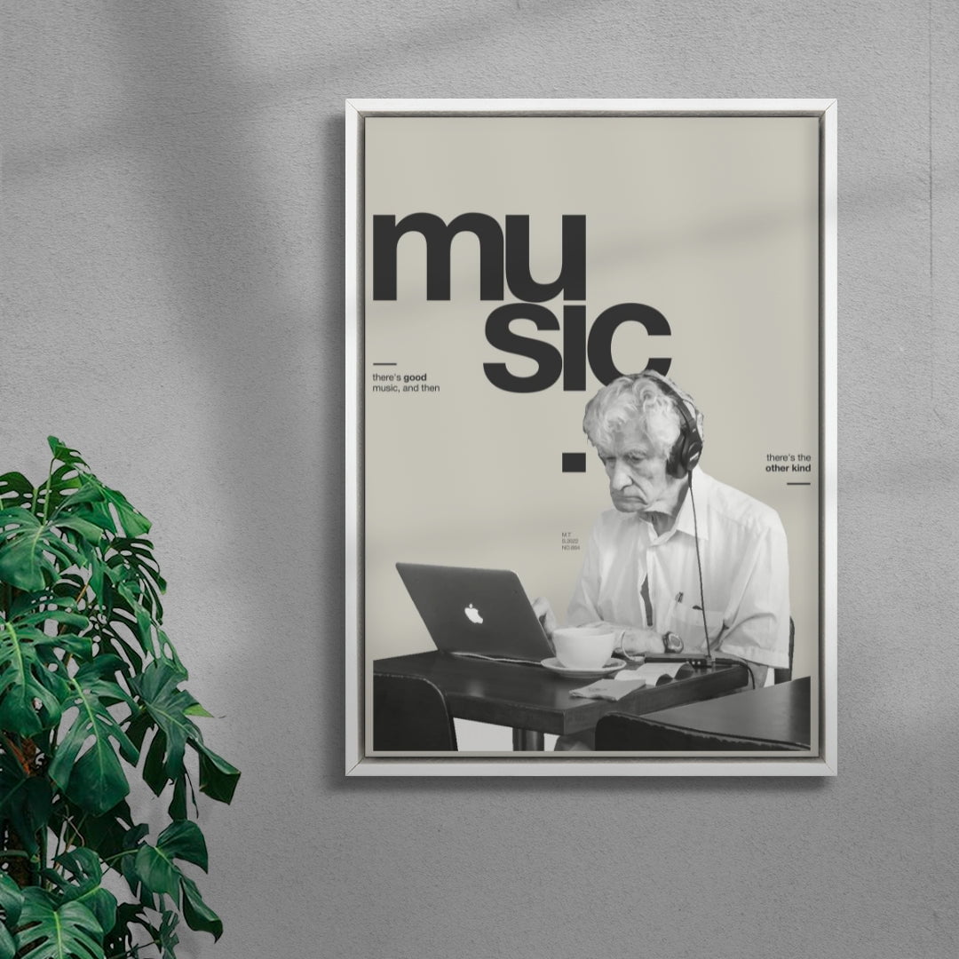 Music contemporary wall art print by Mirza Talovic - sold by DROOL
