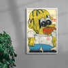 Homer Simpson contemporary wall art print by Austin Ansbro - sold by DROOL