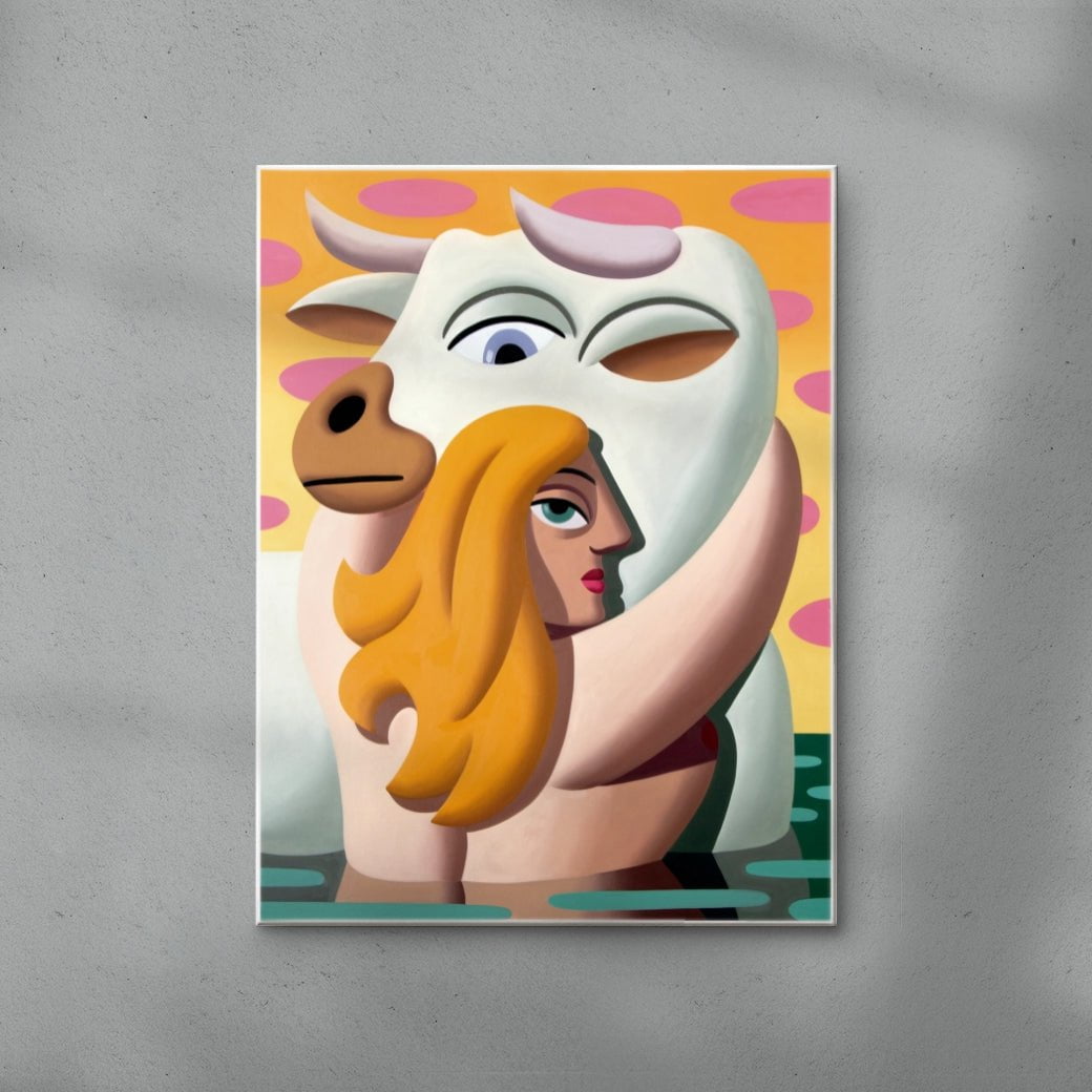 Europa contemporary wall art print by Juan de la Rica - sold by DROOL