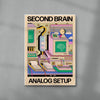 Second Brain contemporary wall art print by Azaazelus - sold by DROOL