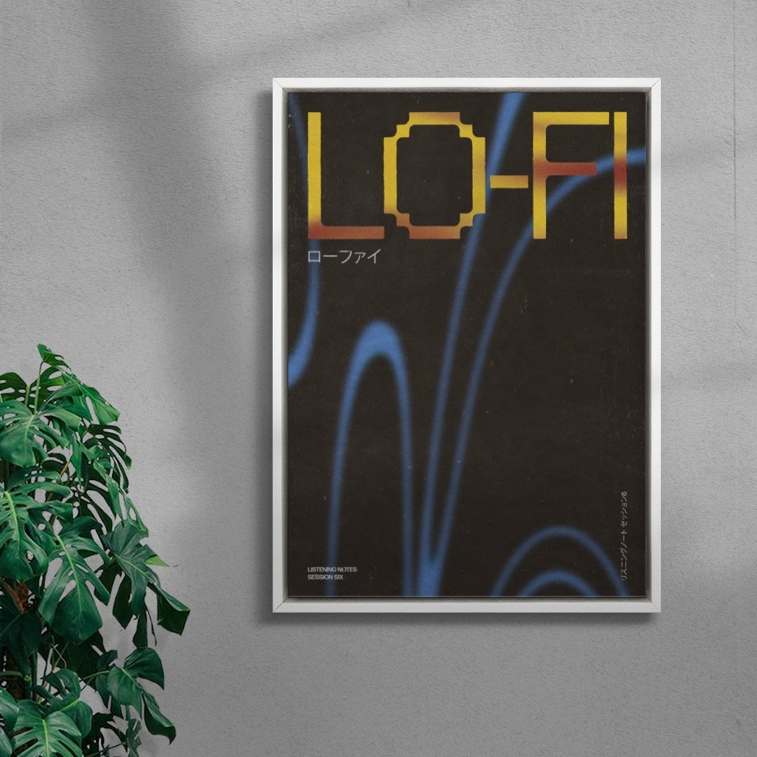 Lo-fi contemporary wall art print by Henry M. - sold by DROOL