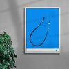 Agua (Water) contemporary wall art print by Miguel Vides - sold by DROOL