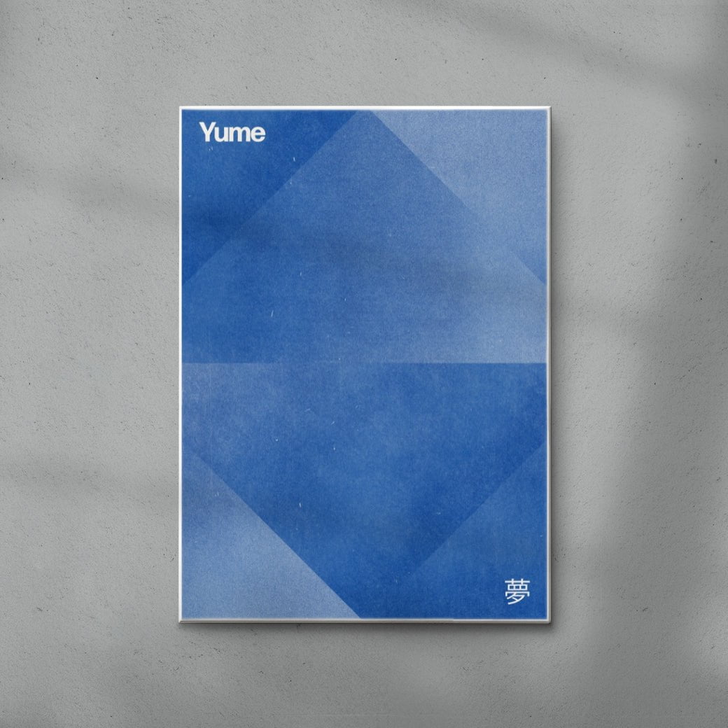 Dream in Blue contemporary wall art print by Henry M. - sold by DROOL
