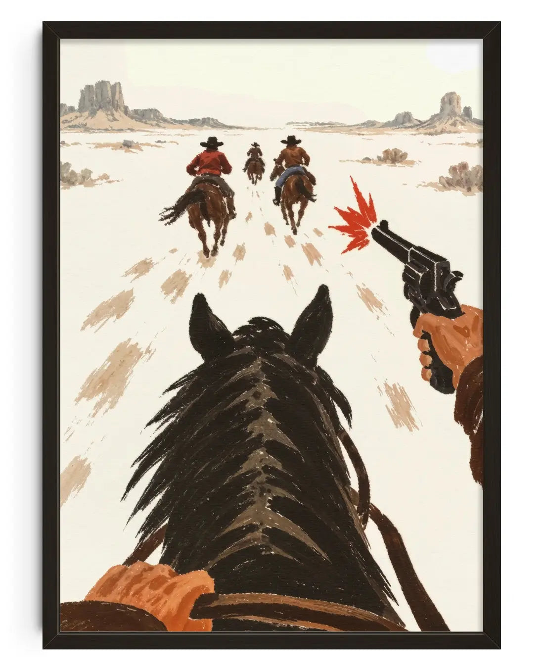 Ride or Die contemporary art print by Xela - sold by DROOL